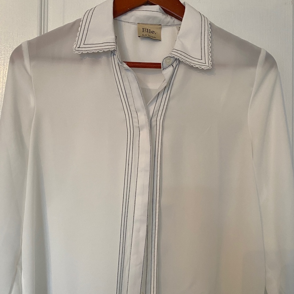 White womans blouse